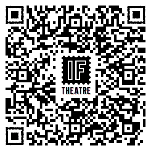 QR Code link (clickable) for Indy Fringe tickets.